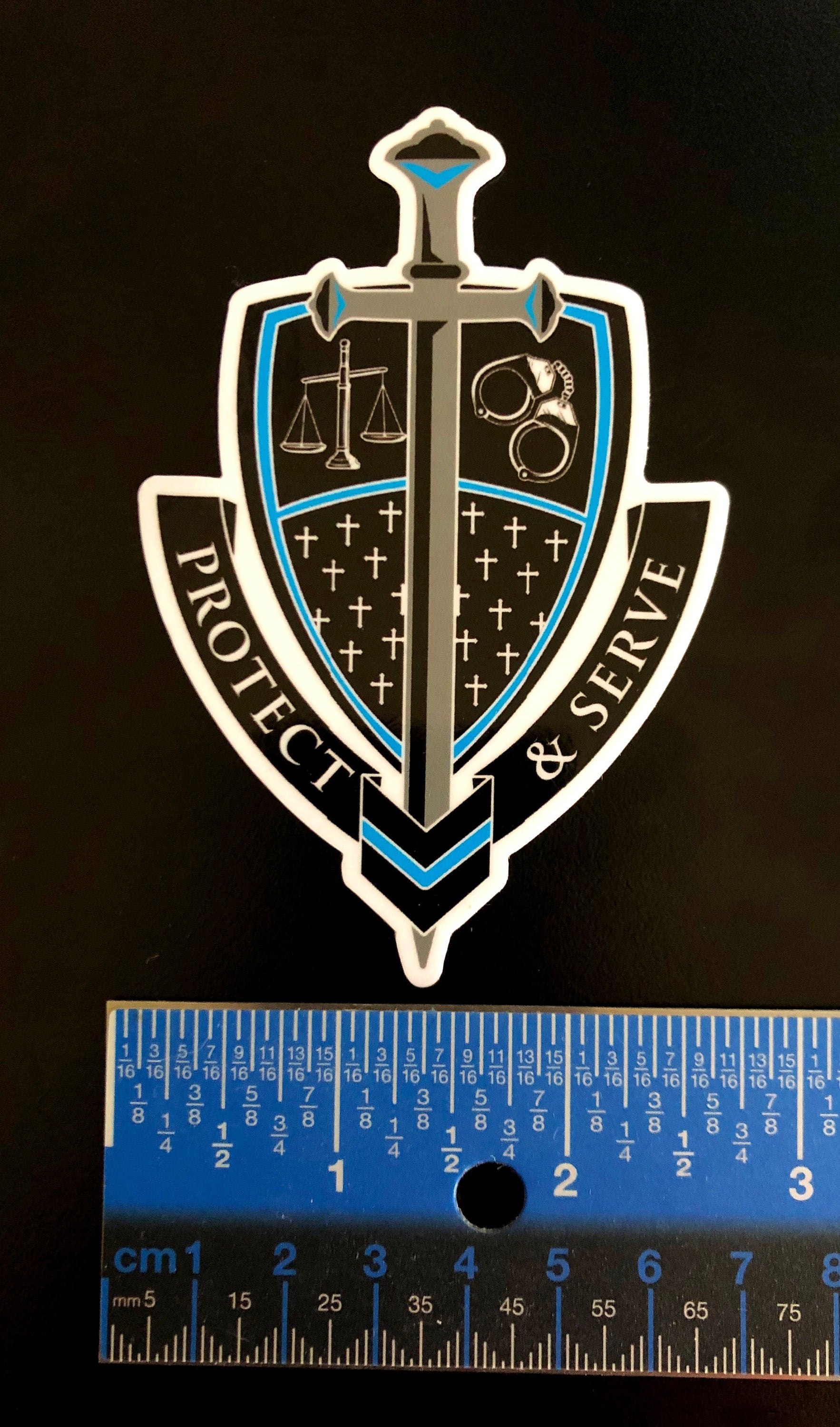 Protect & Serve - Police Sticker