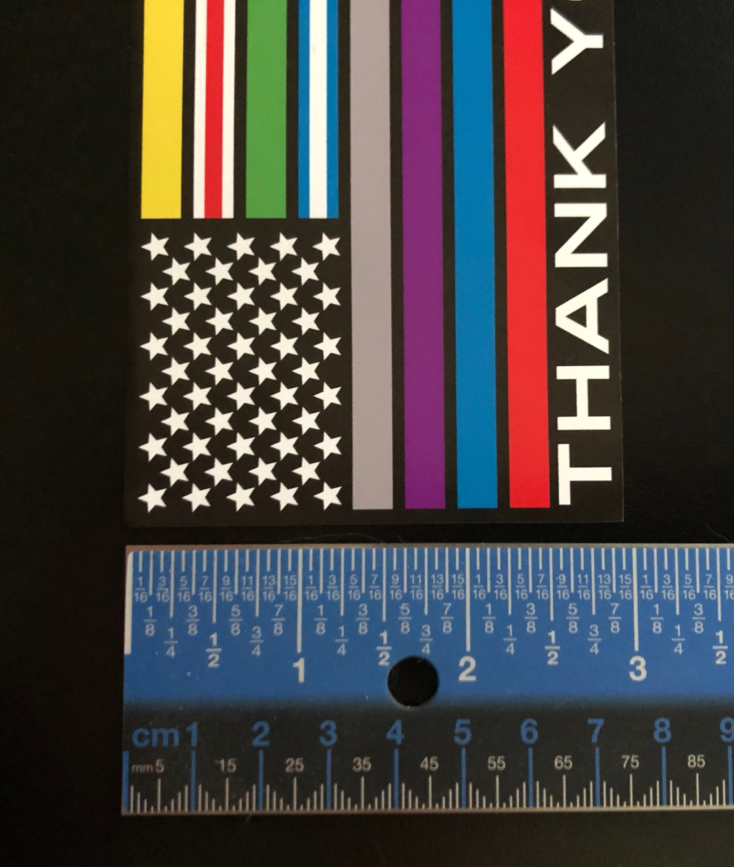 Thank You! First Responder & Medical Magnet - 4.5" x 3"