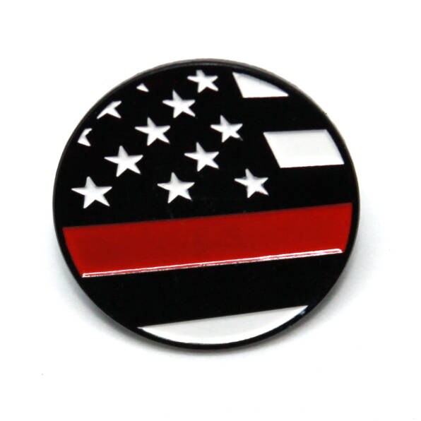 Thin Red Line Flag - Lapel Pin