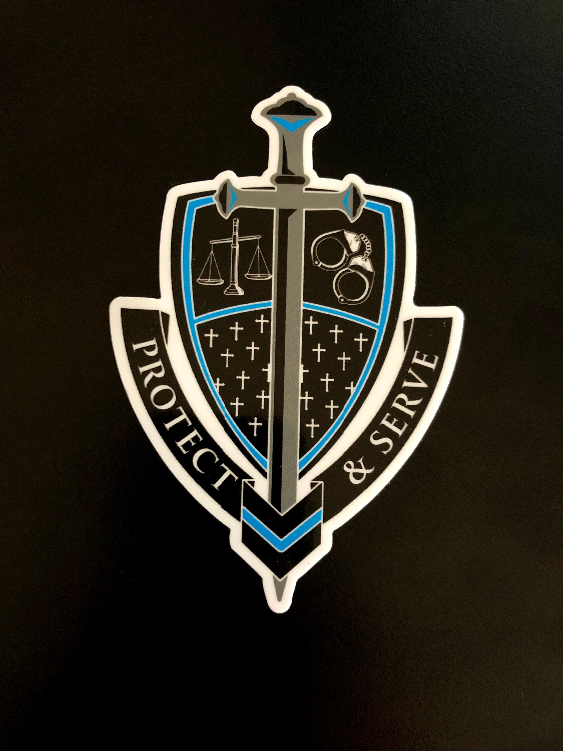 Protect & Serve - Police Sticker