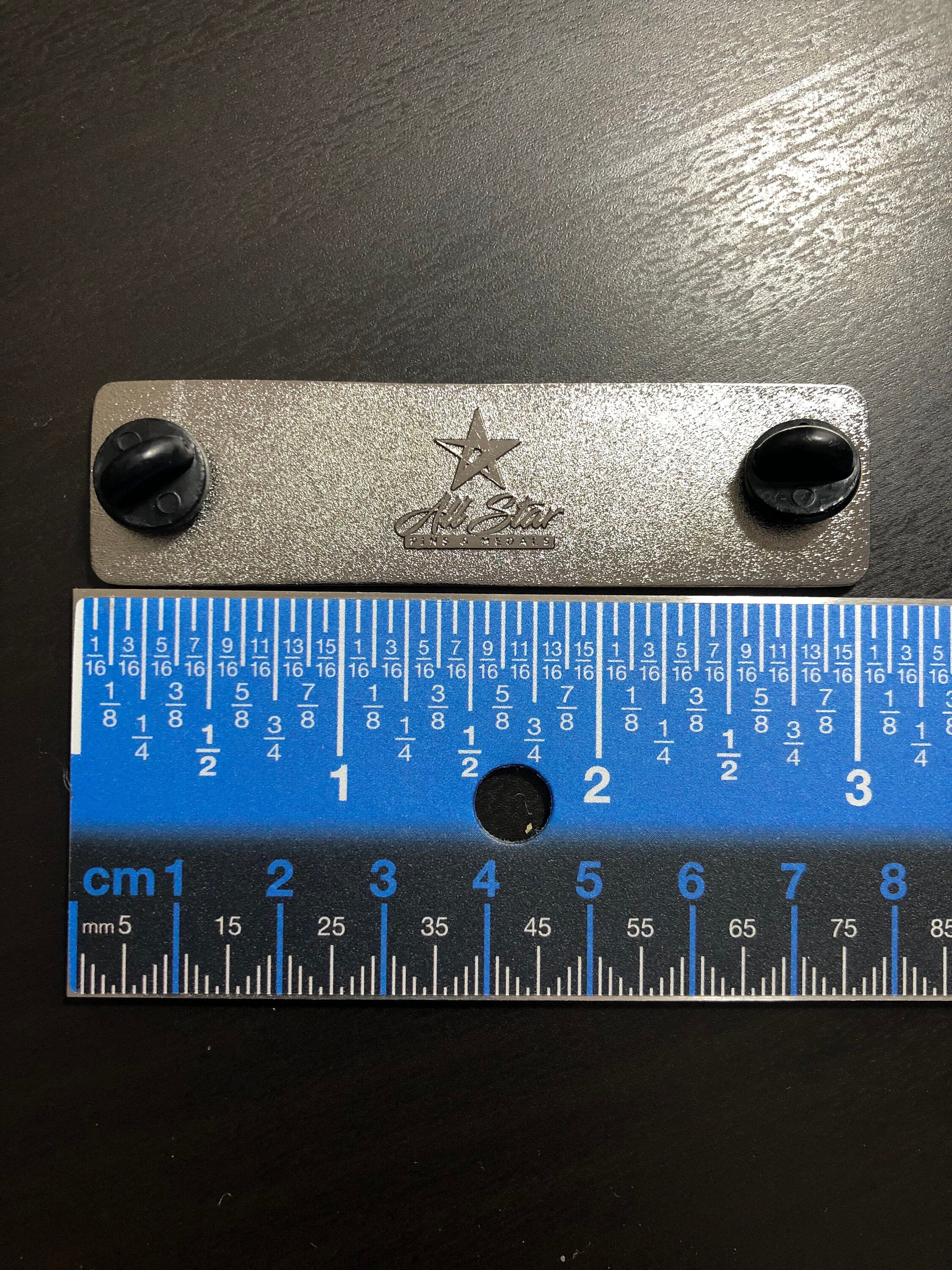 Mourning Badge Cover - Wide Set Posts for wider police, LEO and first responder badges