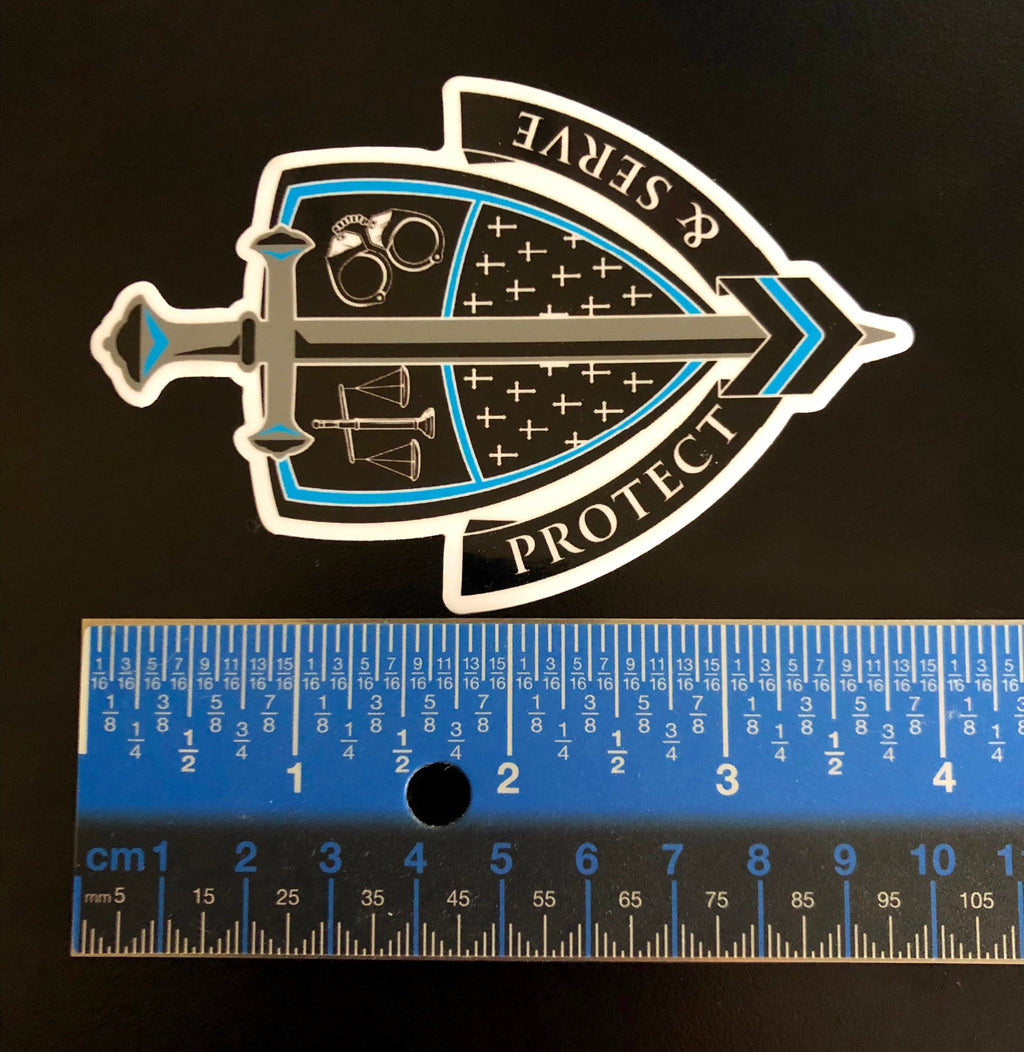 Protect & Serve - Police Sticker