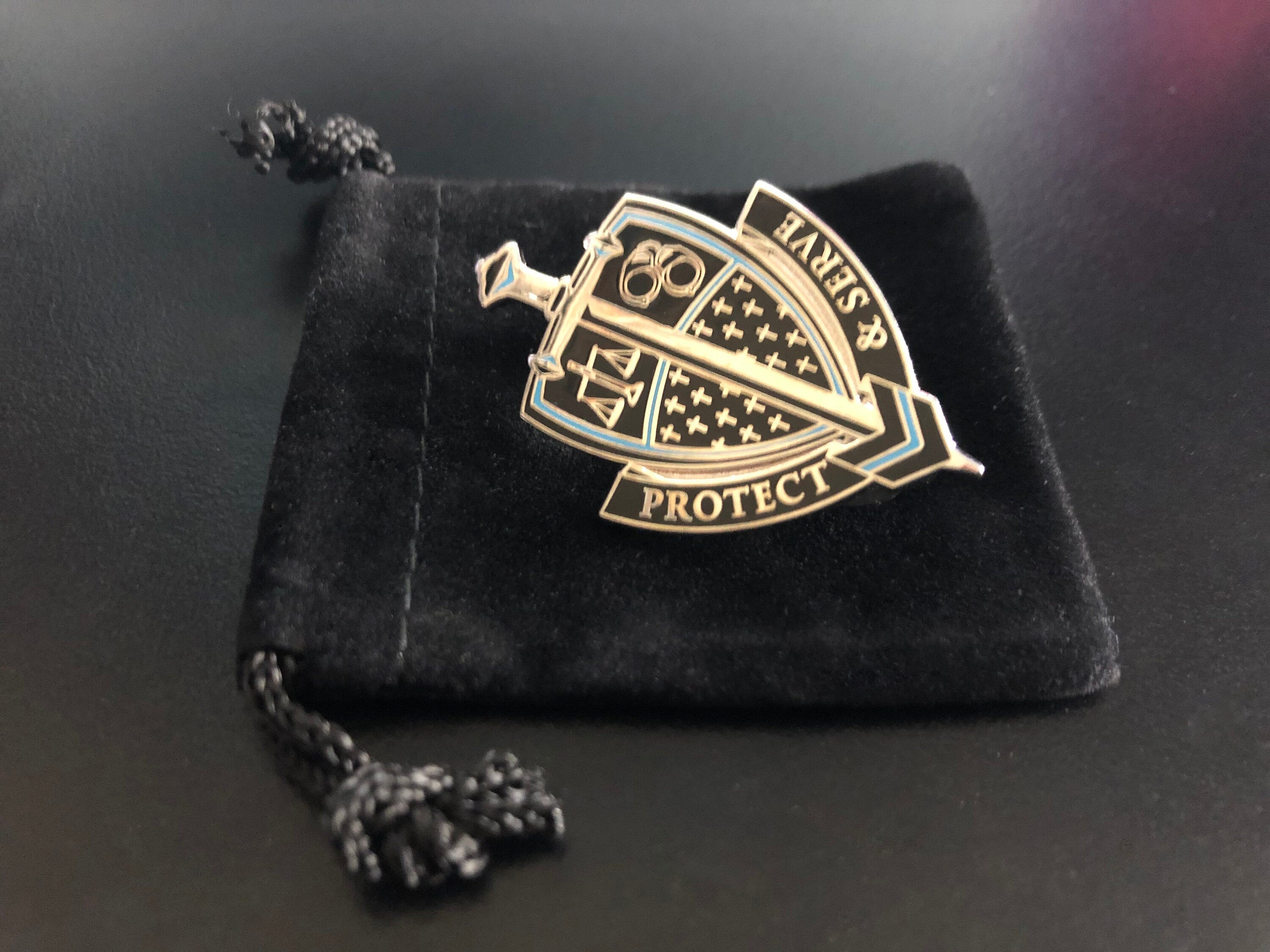 Protect & Serve - Police Lapel Pin