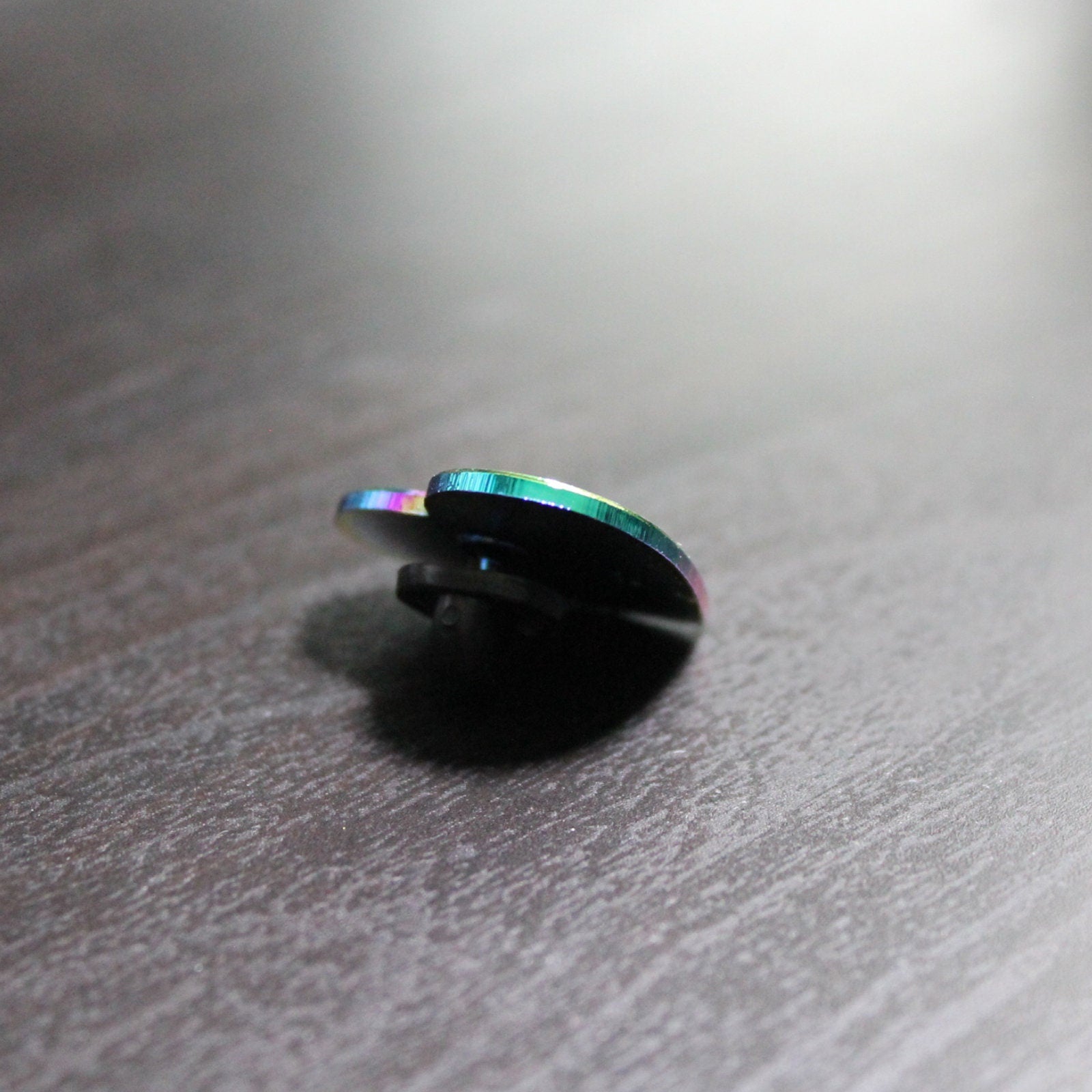 Rainbow Finished Equality Heart Lapel Pin