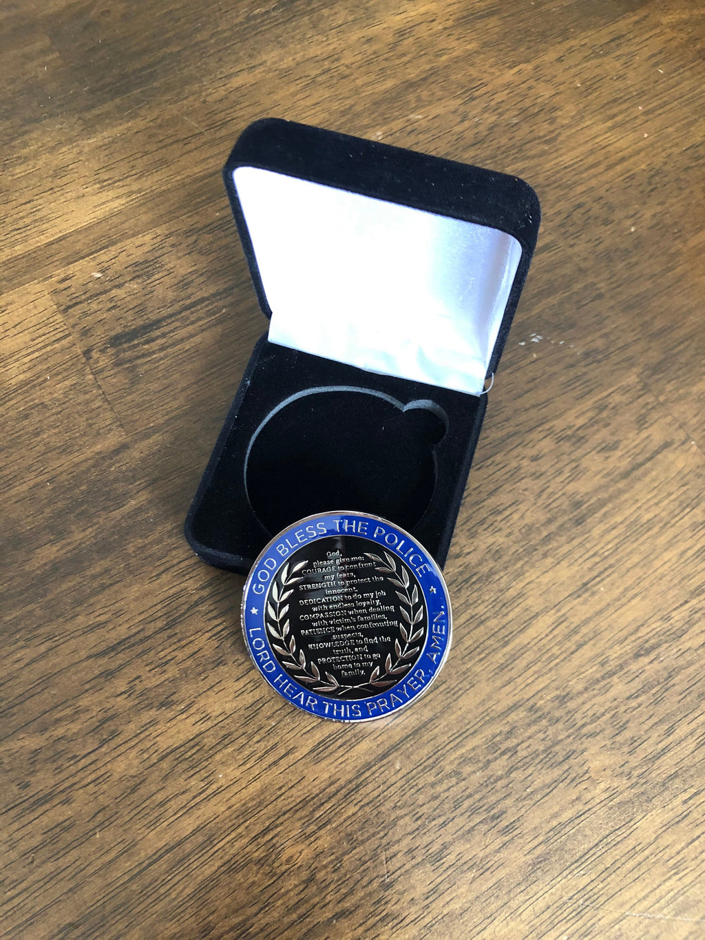 St. Michael - 2.00" Challenge Coin - Double Sided - Police Prayer/Blessed are the Peacemakers