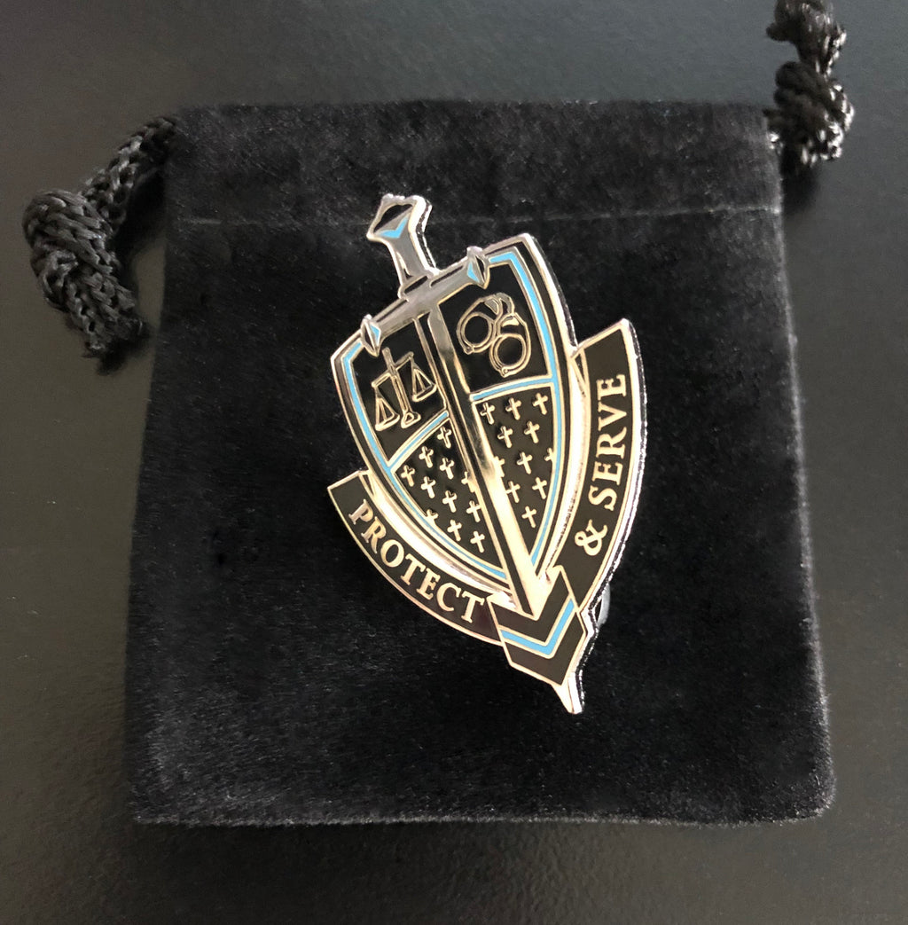 Protect & Serve - Police Lapel Pin