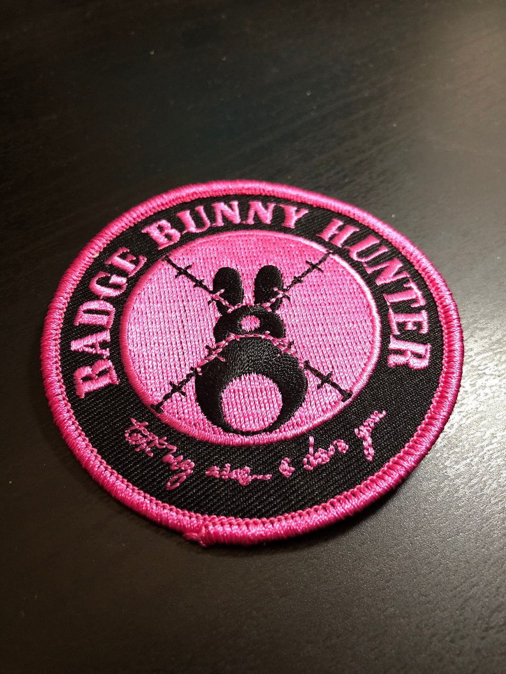 Badge Bunny Hunter - 3" Embroidered Patch