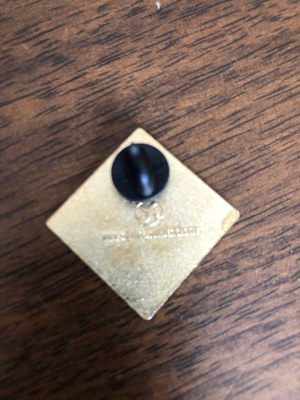 Good Words, Good Thoughts, Good Deeds - Gold, Diamond/Square Lapel Pin