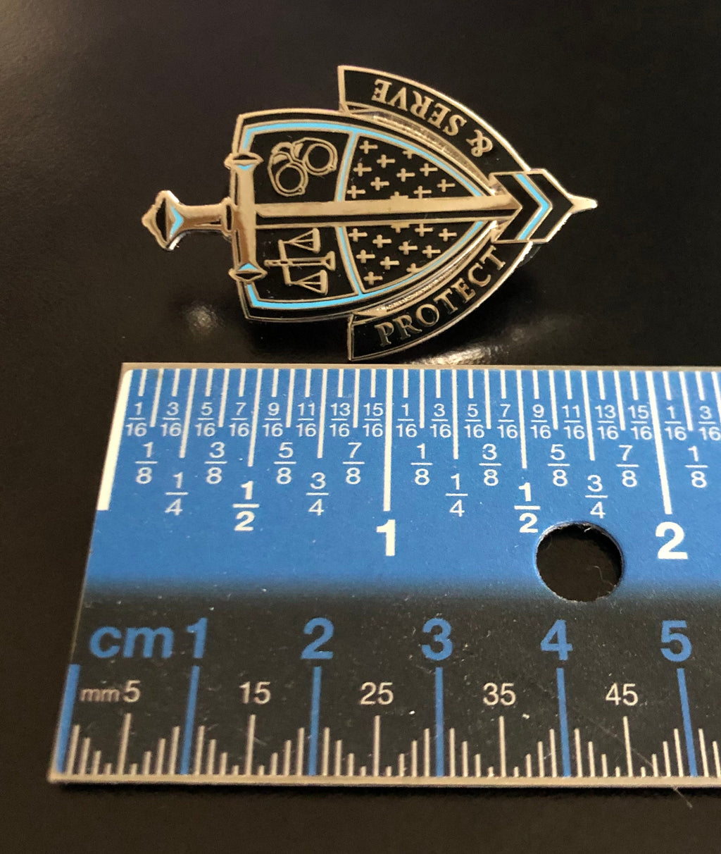 Protect & Serve - Police Lapel Pin