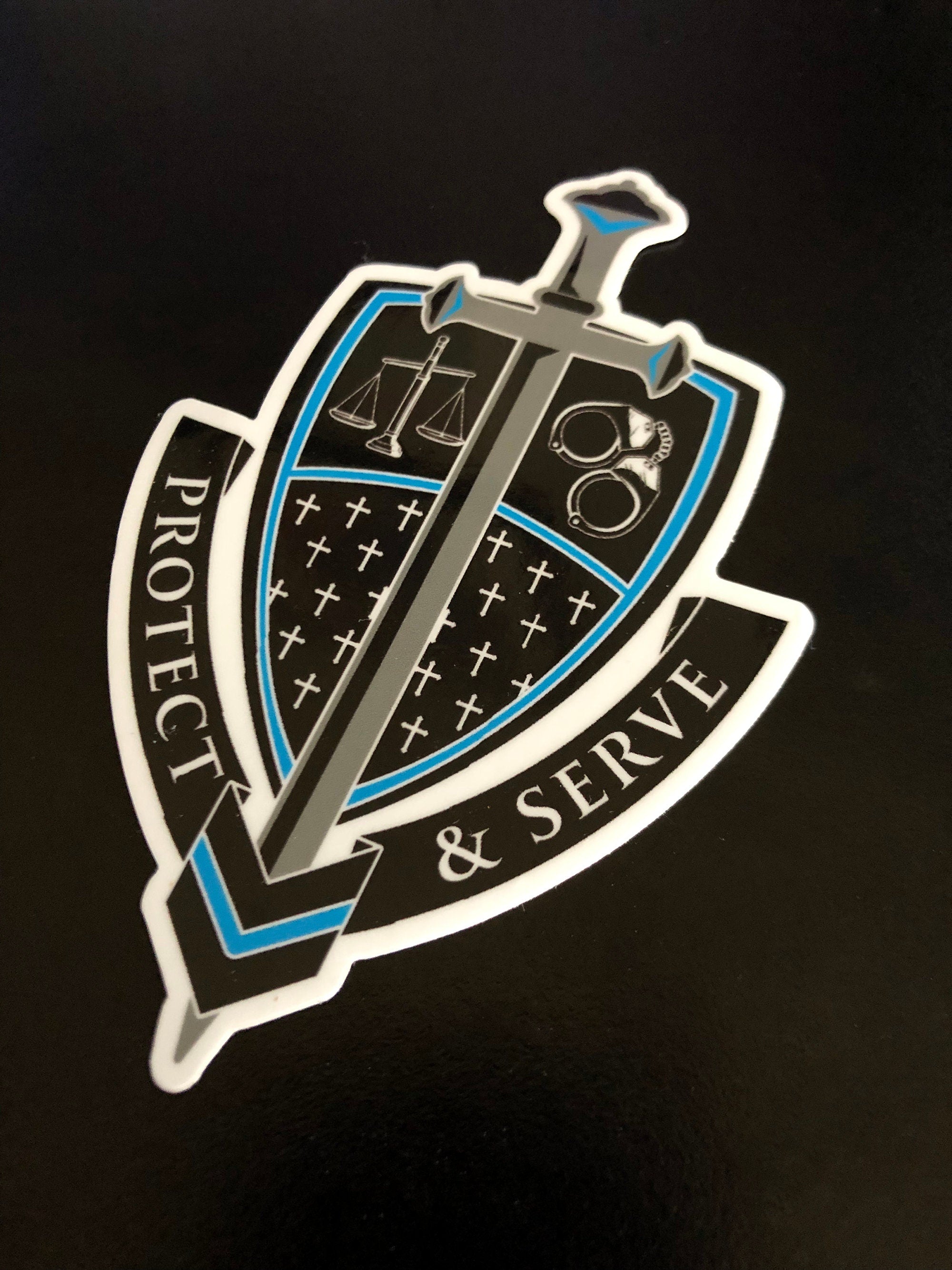 Protect & Serve - Police Sticker