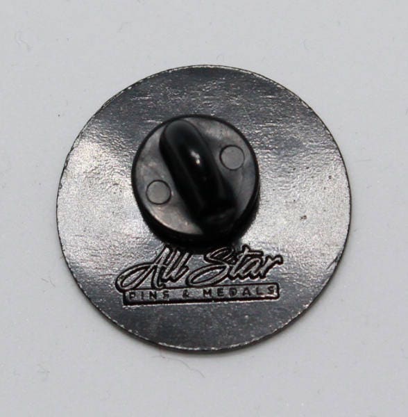 Thin Silver Line Flag - Lapel Pin